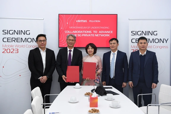 Viettel Networks và Pegatron hợp tác xây dựng nhà máy thông minh đầu tiên tại Việt Nam trên nền tảng 5G Private Network