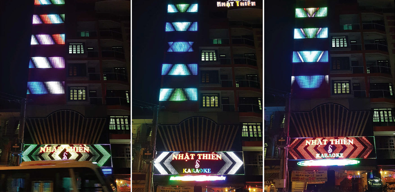 Công trình: Thiết kế ánh sáng karaoke Nhật Thiên