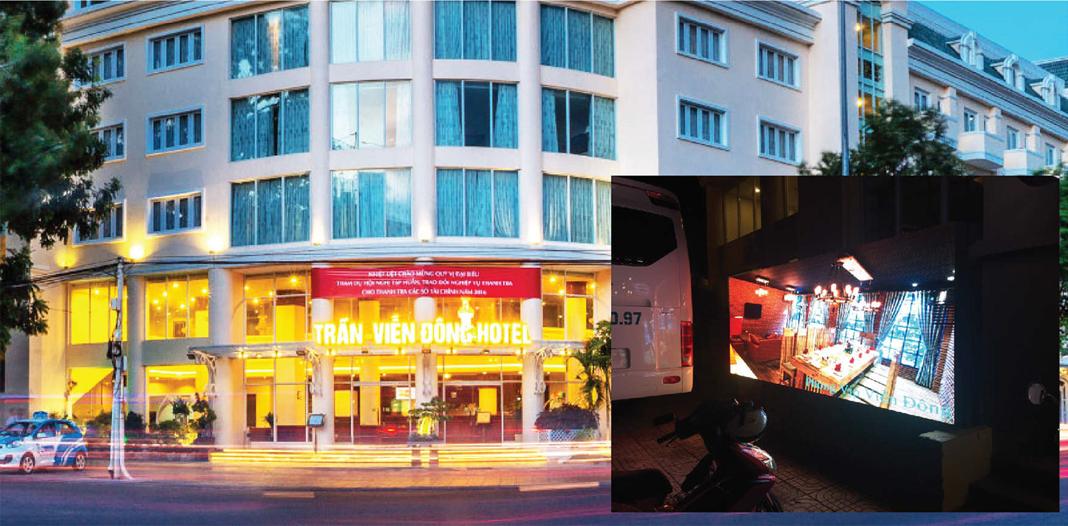 Công trình: Màn hình led Hotel Trần Viễn Đông
