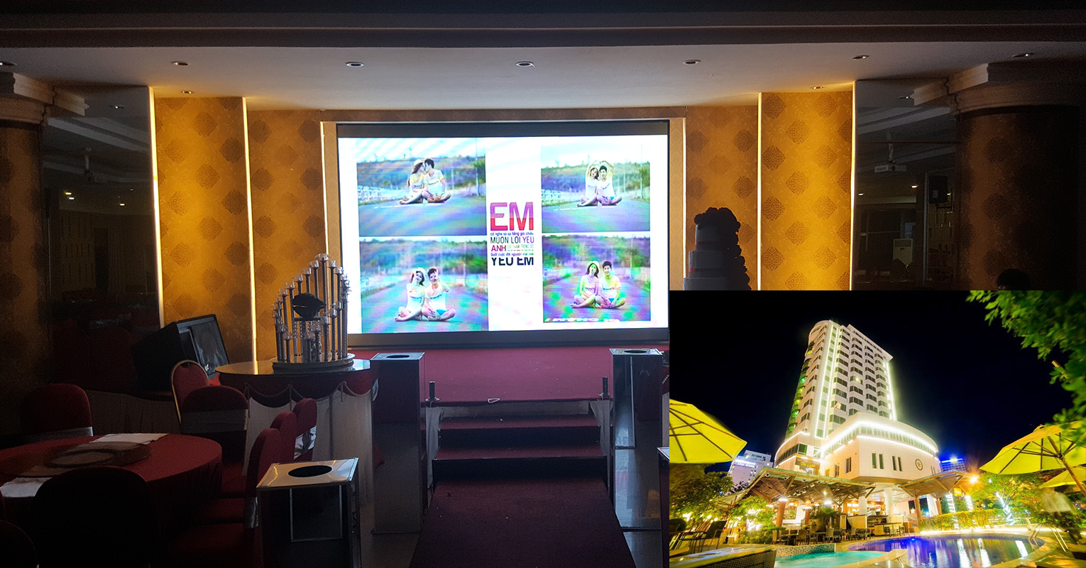 Công trình: Thi công màn hình led khách sạn The Light Nha Trang