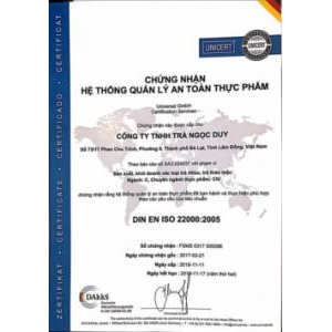 Cty TNHH Trà Ngọc Duy