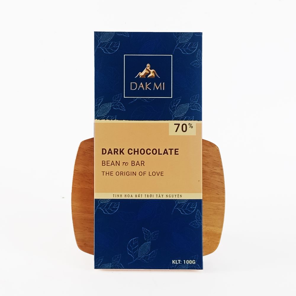Dark Chocolate 70% – Thanh 100gr