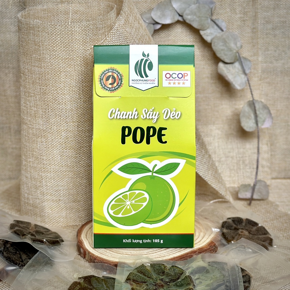 Chanh Sấy Dẻo POPE – Hộp 105gr