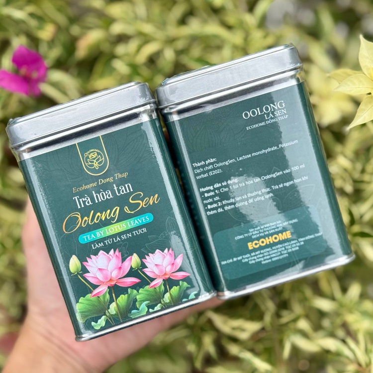 Trà oolong sen nhẹ nhàng