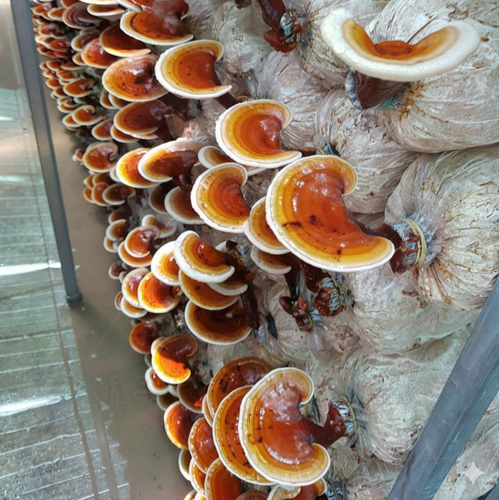 Trà nấm linh chi và tam thất