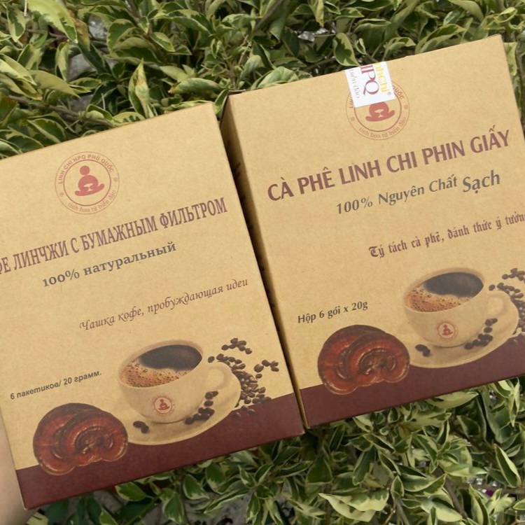 Cà phê linh chi nguyên chất