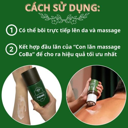 Hướng Dẫn Sử Dụng Kem Massage Gừng Co Ba