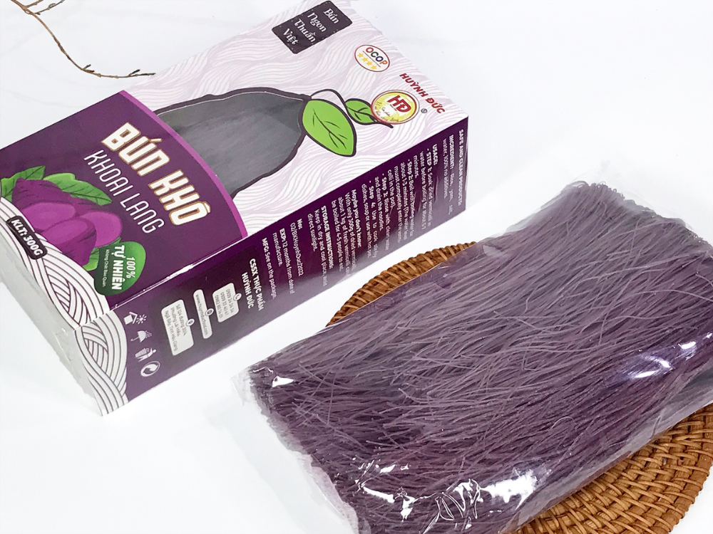 1. Bún khô khoai lang Huỳnh Đức