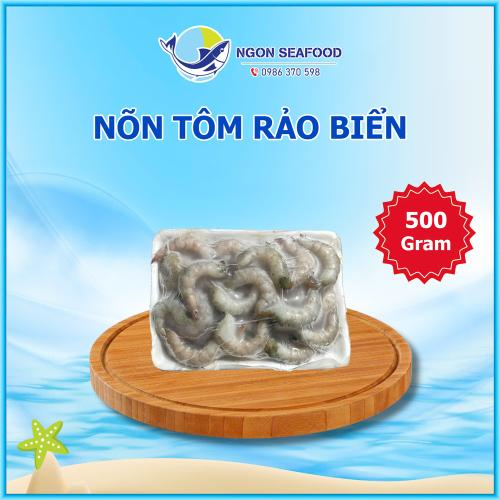 Nõn Tôm Biển (Tôm Rảo) - Hút Chân Không - Khay 500gr