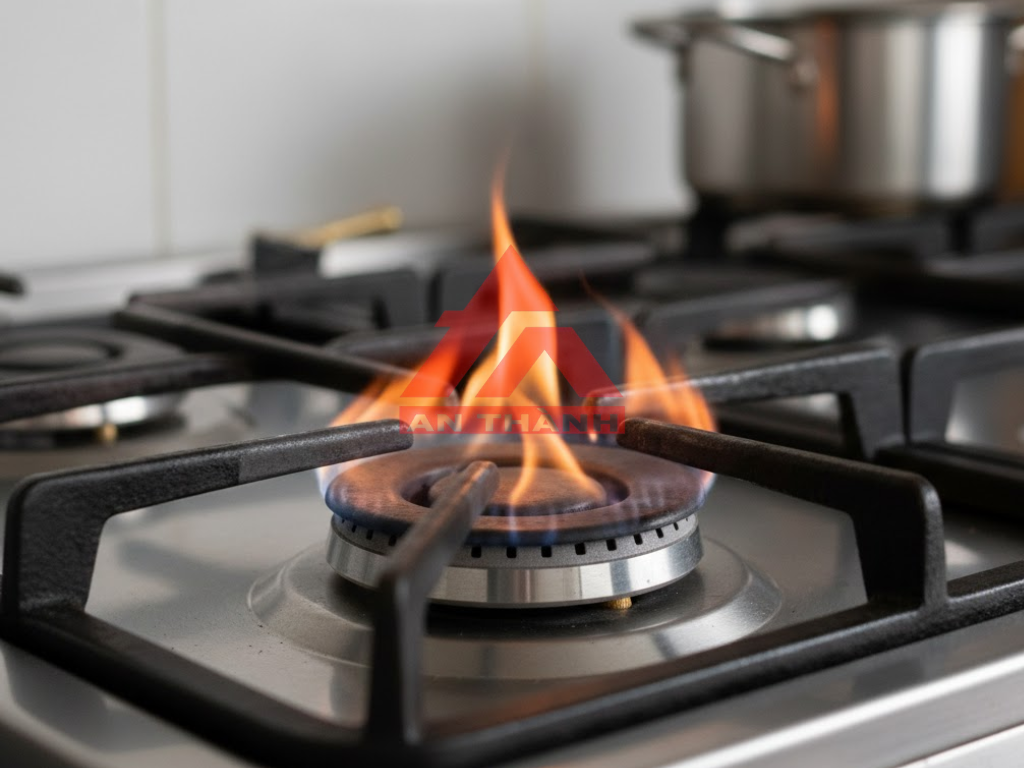 Quan sát ngọn lửa bếp