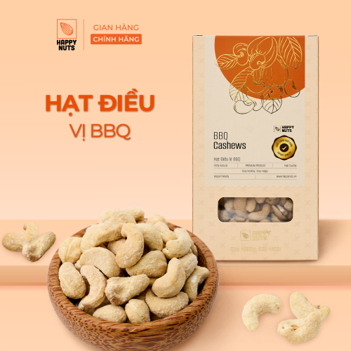 Hạt Điều Vị BBQ Happy Nuts