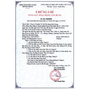 Công Ty Cổ Phần Tư Vấn Xây Dựng Kiên Giang